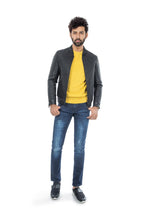 Load image into Gallery viewer, MEN SLIMFIT PU JACKET