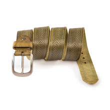 Load image into Gallery viewer, PU Leather In Buckle Beige &amp; Green
