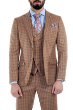 Load image into Gallery viewer, THREE-PC CHECKRED SUIT