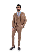 Load image into Gallery viewer, THREE-PC CHECKRED SUIT