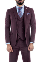 Load image into Gallery viewer, THREE -PC TEXTURED SUIT