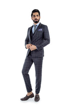 Load image into Gallery viewer, THREE-PC CHECKRED SUIT